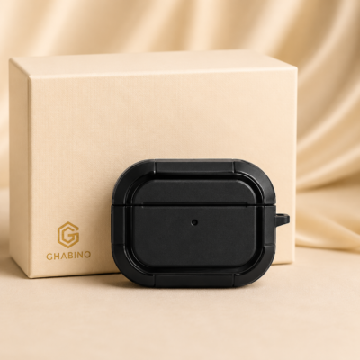 کیس محافظ ایرپاد پرو 2 مشکی ضد ضربه AirPods Pro 2 Protective Case