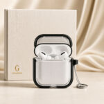 کیس ایرپاد پرو 2 شفاف با فریم مشکی | Clear Protective Case AirPods Pro 2 - تصویر 2