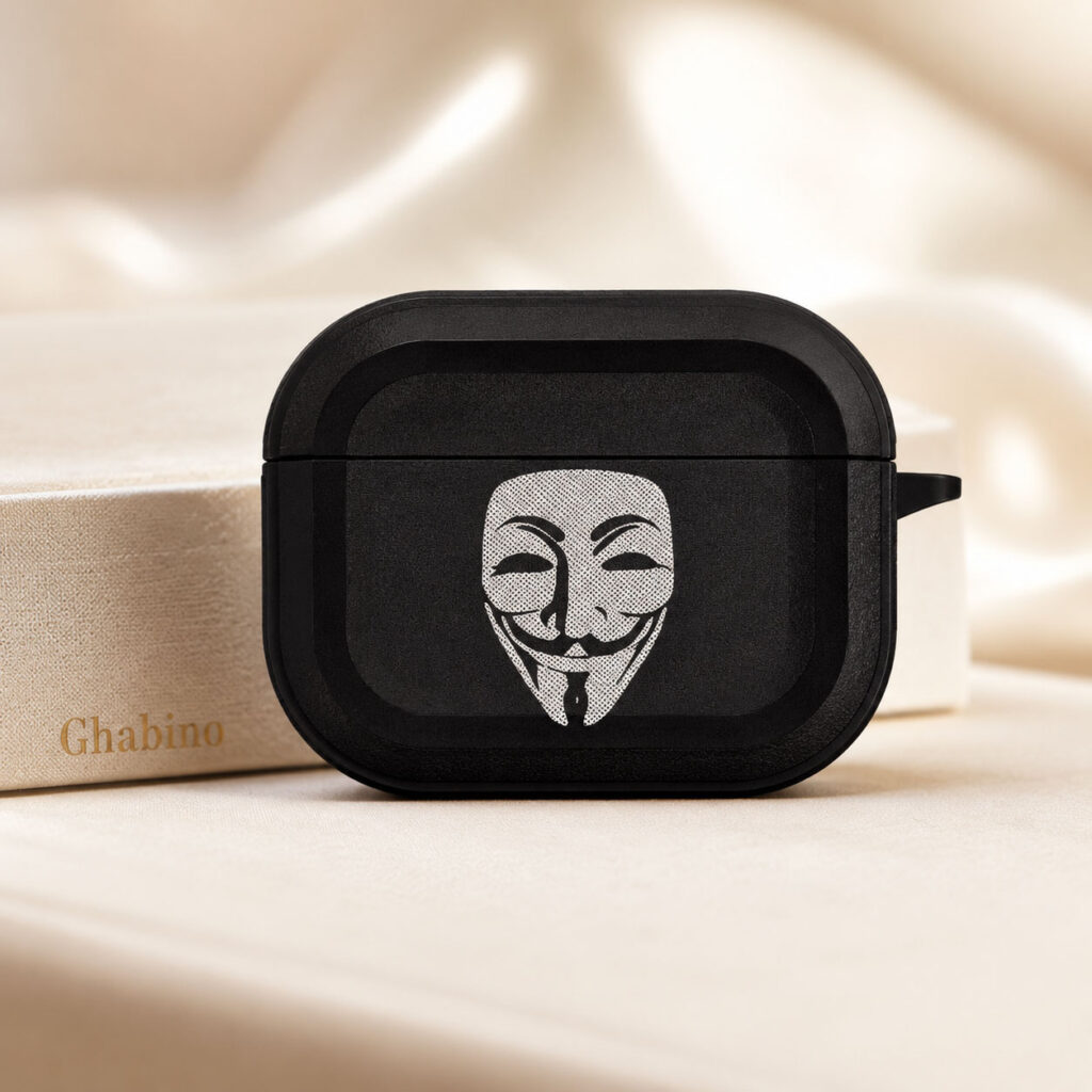کیس ایرپاد پرو 2 طرح Anonymous Guy Fawkes مشکی