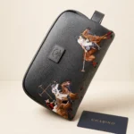 کیف لوازم شخصی Santa Barbara Polo & Racquet Club طرح چوگان ذغالی مشکی