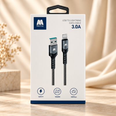 کابل شارژ آیفون USB به لایتنینگ MacCoy مدل MC-CB05