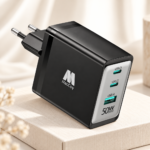 شارژر 50 وات سه پورت MacCoy مدل MC-HC08 تایپ C و USB