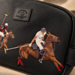 کیف لوازم شخصی Santa Barbara Polo & Racquet Club طرح چوگان ذغالی مشکی - تصویر 4